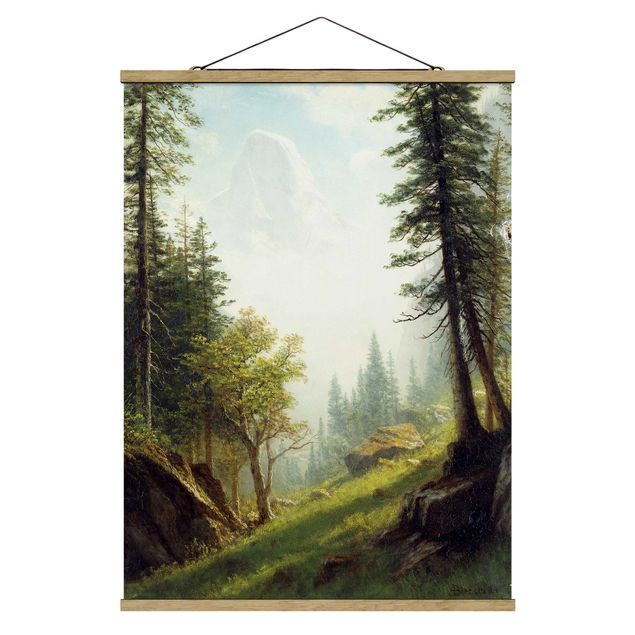 Góry obraz Albert Bierstadt - W Alpach Berneńskich