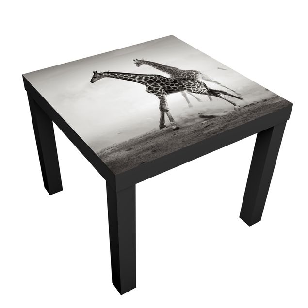Okleina meblowa IKEA - Lack stolik kawowy - Polowanie na żyrafę