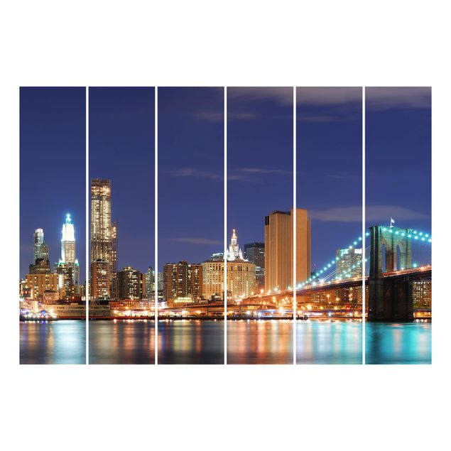 Zasłony panele Manhattan w Nowym Jorku