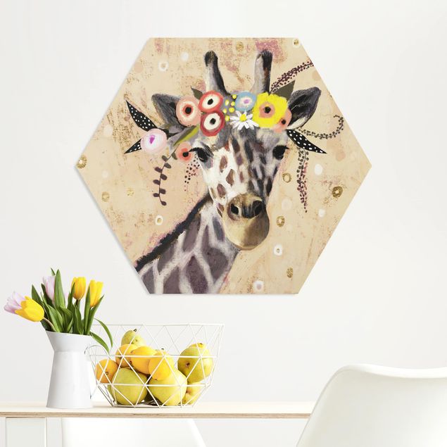 Obrazy do salonu Żyrafa Klimta