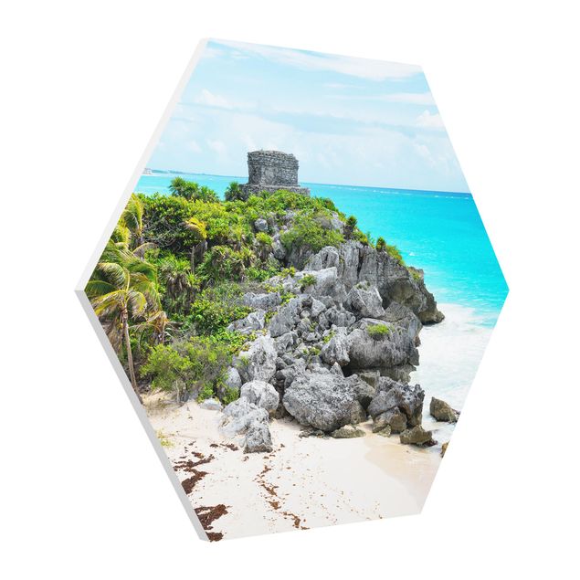 Morze obraz Wybrzeże Karaibskie Ruiny Tulum