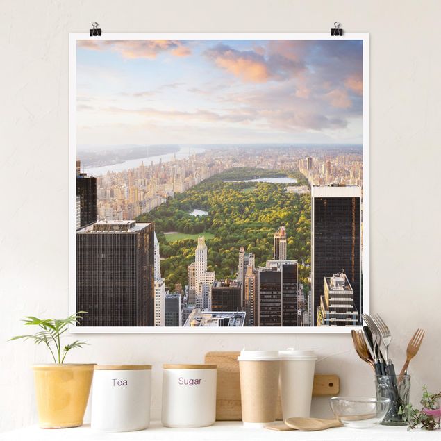 Obrazy do salonu nowoczesne Widok na Central Park