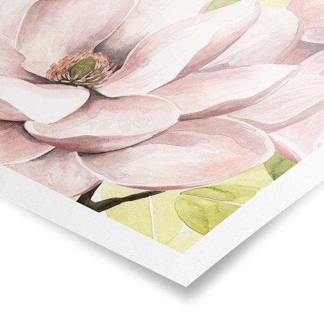 Obraz różowy Magnolia róż I