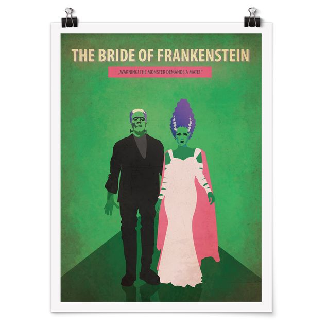 Obrazy portret Plakat filmowy Narzeczona Frankensteina