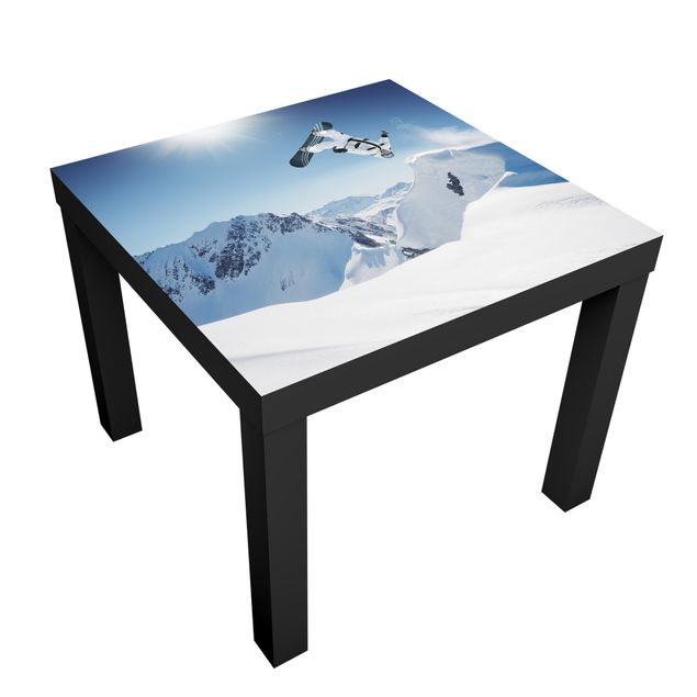 Okleina meblowa IKEA - Lack stolik kawowy - Latający snowboardzista