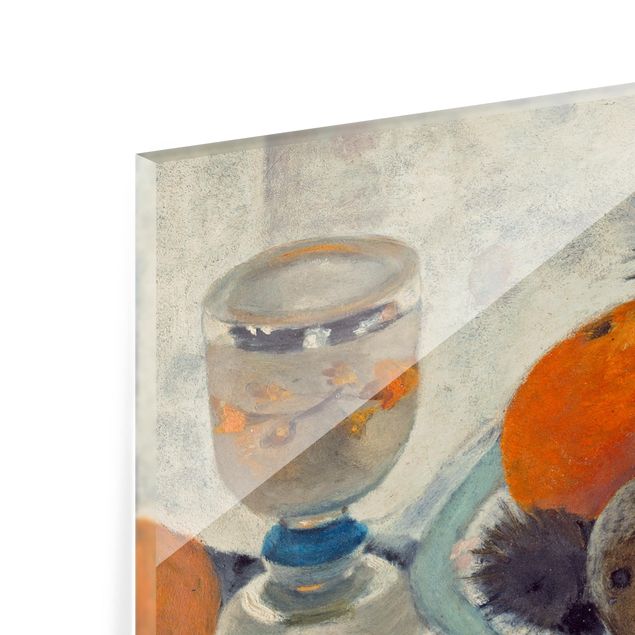 Panel szklany do kuchni - Paula Modersohn-Becker - Martwa natura z filiżanką z matowego szkła