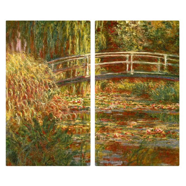Reprodukcje Claude Monet - Staw z liliami wodnymi i japoński mostek (Harmonia w różu)