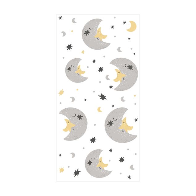 nowoczesny dywan Skandynawski pocałunek księżyca i gwiazdy