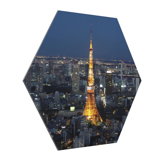 Obrazy do salonu nowoczesne Wieża w Tokio
