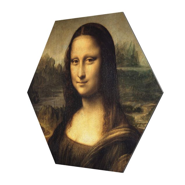 Zielony obraz Leonardo da Vinci - Mona Lisa