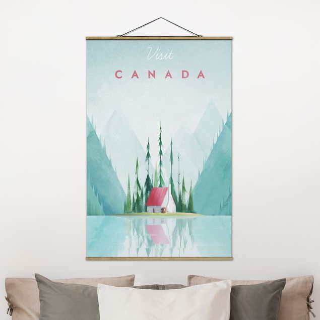 Dekoracja do kuchni Plakat podróżniczy - Kanada