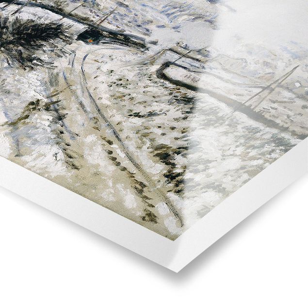 Obrazy krajobraz Claude Monet - Pociąg na śniegu