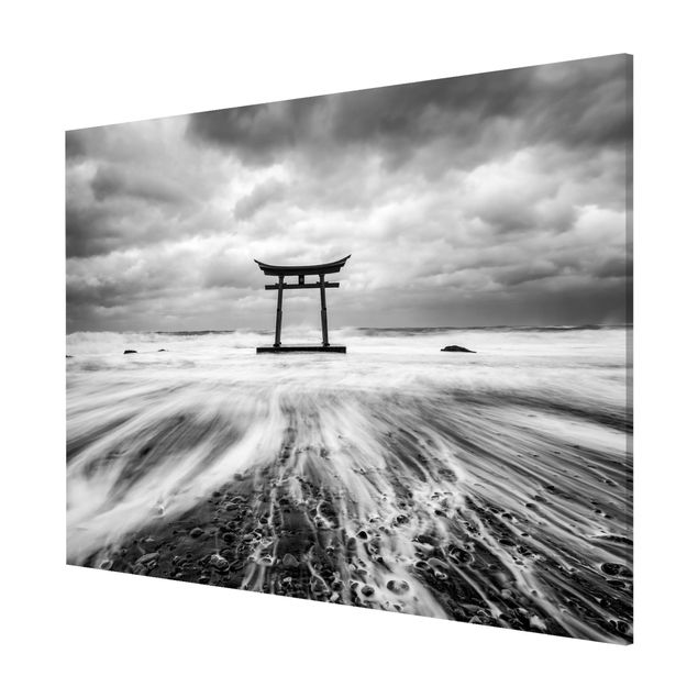 Obrazy do salonu Japońskie torii w morzu