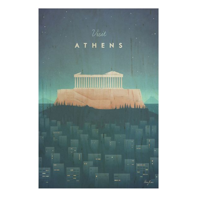 Henry Rivers obrazy Plakat podróżniczy - Ateny