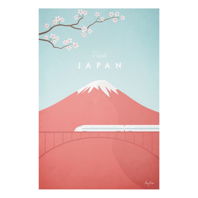 Obrazy do salonu nowoczesne Plakat podróżniczy - Japonia