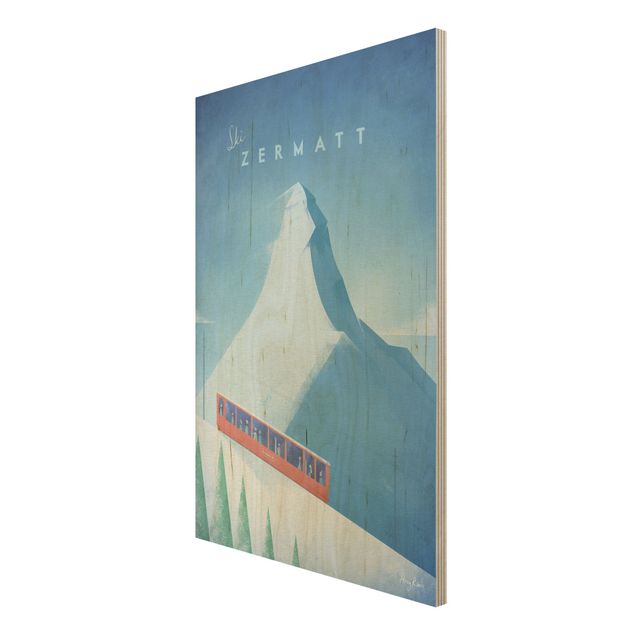 Obrazy Plakat podróżniczy - Zermatt