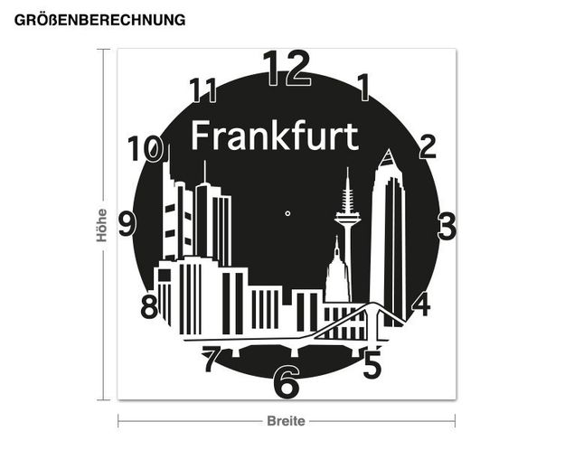 Naklejki na ścianę architektura Frankfurt