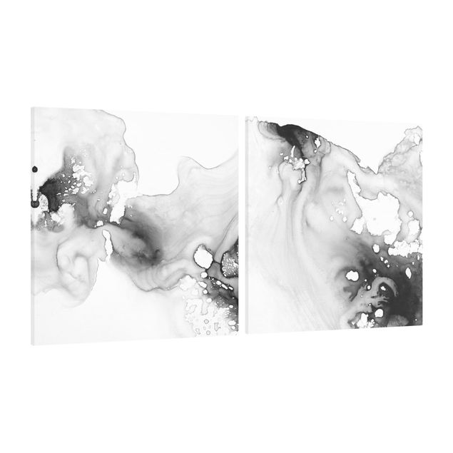 Nowoczesne obrazy Zestaw wody i dymu I