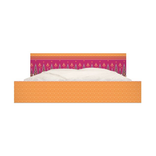 Okleina meblowa IKEA - Malm łóżko 160x200cm - Letnie sari