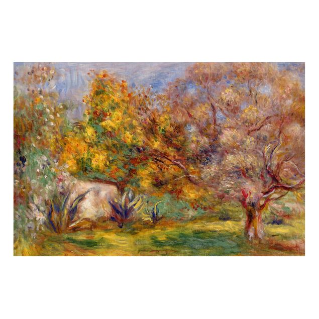 Obrazy impresjonizm Auguste Renoir - Ogród z drzewami oliwnymi