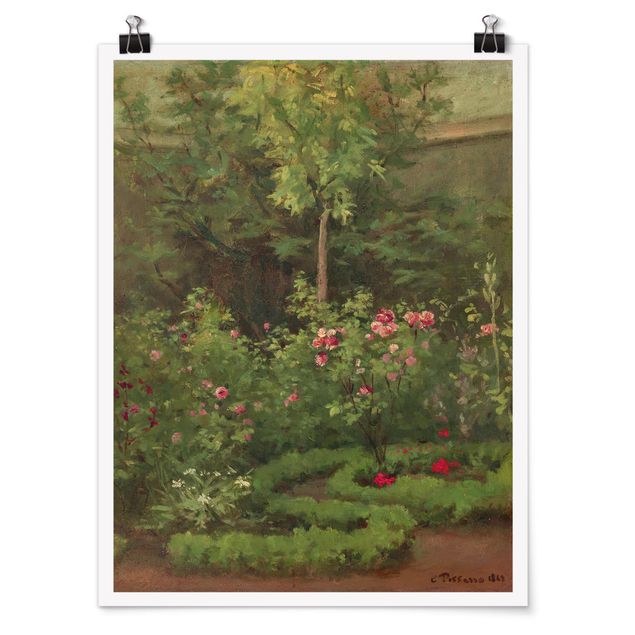 Impresjonizm obrazy Camille Pissarro - Ogród różany