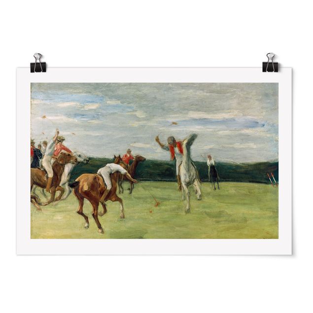 Obrazy impresjonizm Max Liebermann - gracz w polo w Jenisch Park