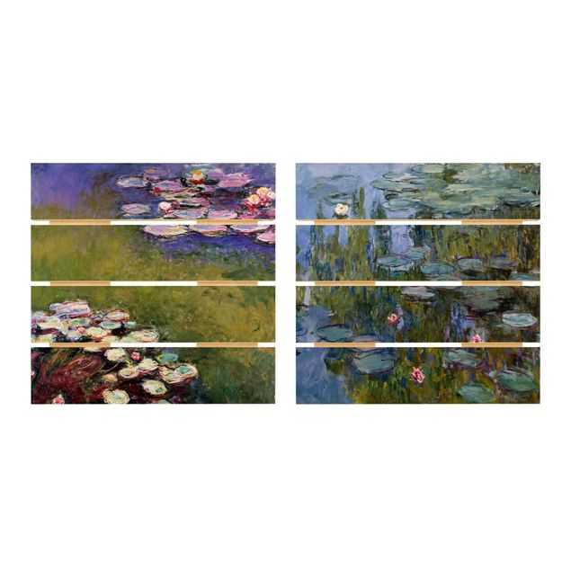 Obrazy na ścianę Claude Monet - Zestaw lilii wodnych