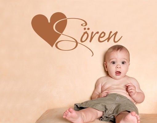Pokój niemowlęcy i dziecięcy  Nr UL857 Tekst życzenia - Inicjał S