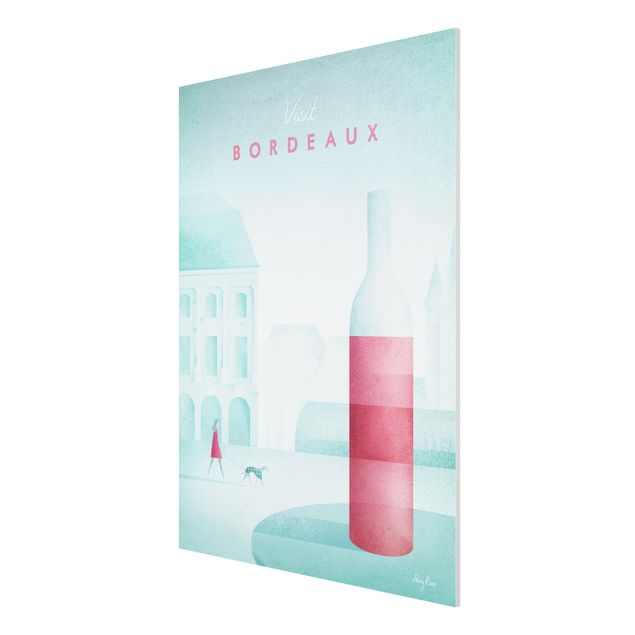 Retro obrazy Plakat podróżniczy - Bordeaux
