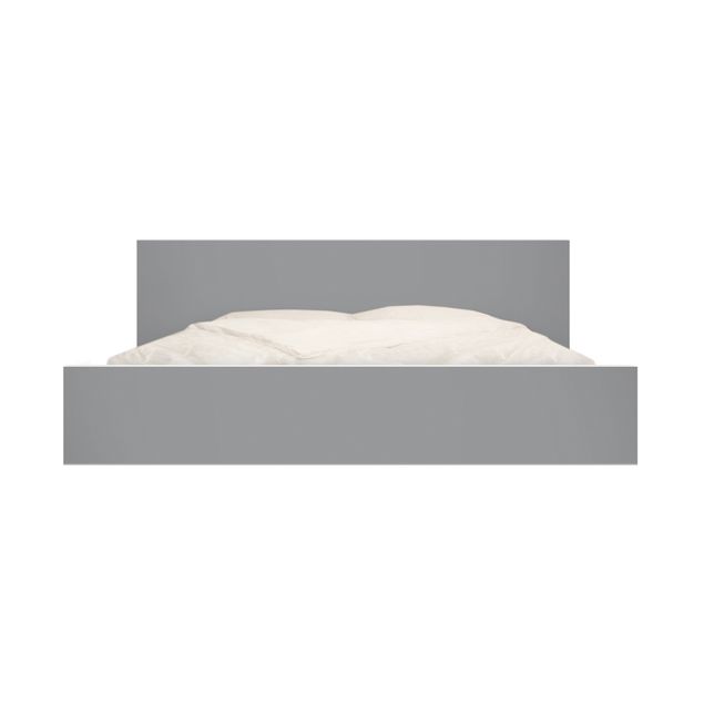 Okleina meblowa IKEA - Malm łóżko 160x200cm - Kolor chłodna szarość
