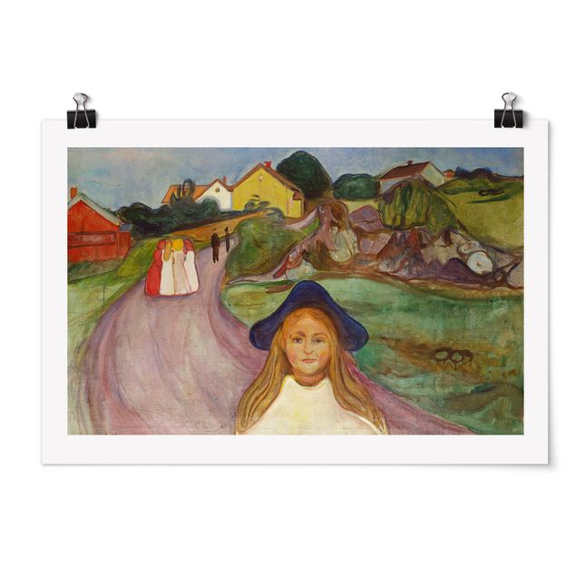 Nowoczesne obrazy Edvard Munch - Biała noc