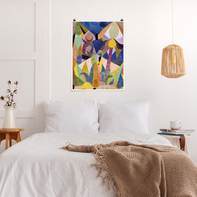 Obrazy do salonu Paul Klee - Łagodny pejzaż tropikalny