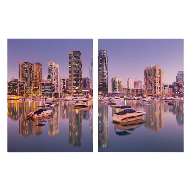 Obrazy architektura Dubai Skyline and Marina