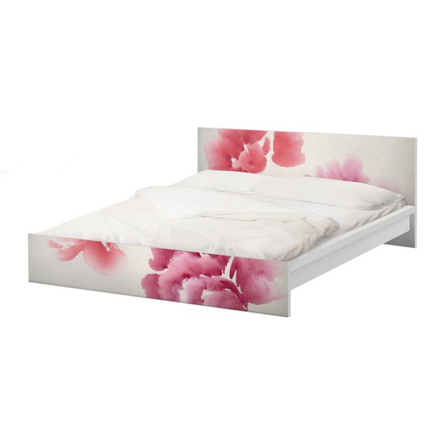Okleina meblowa IKEA - Malm łóżko 160x200cm - Flora artystyczna II
