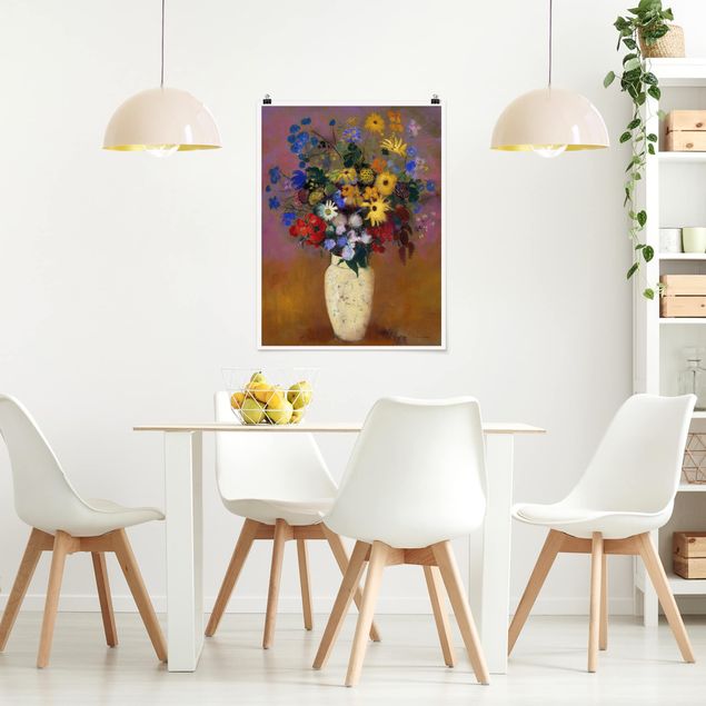 Obrazy nowoczesne Odilon Redon - Kwiaty w wazonie