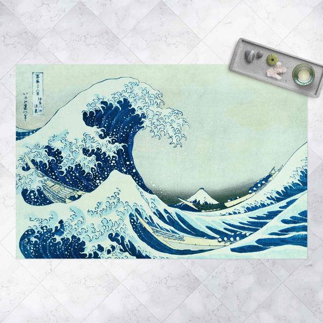 dywan ogrodowy Katsushika Hokusai - Wielka fala w Kanagawie