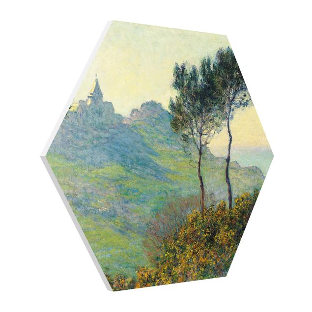 Obrazy impresjonistyczne Claude Monet - Wieczorne słońce w Varengeville