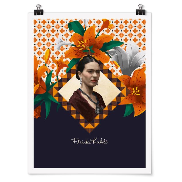Obrazy portret Frida Kahlo - Lilie
