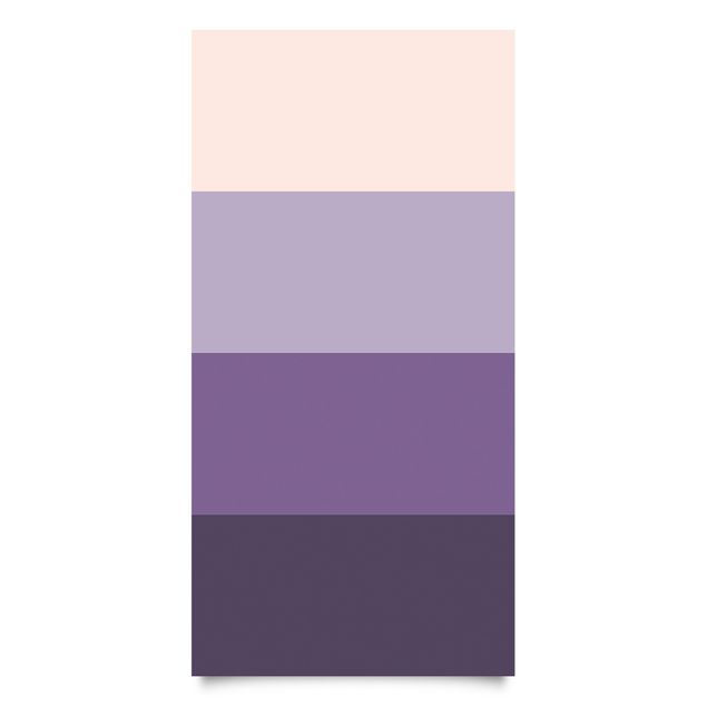 Folia samoprzylepna - 3 Violet Stripes Flower Colours & Light Contrast Colours