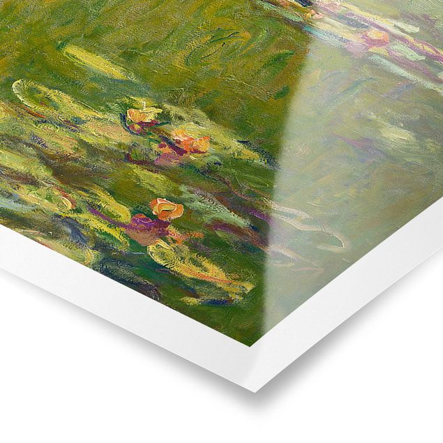 Obrazy kwiatowe Claude Monet - Zielone lilie wodne