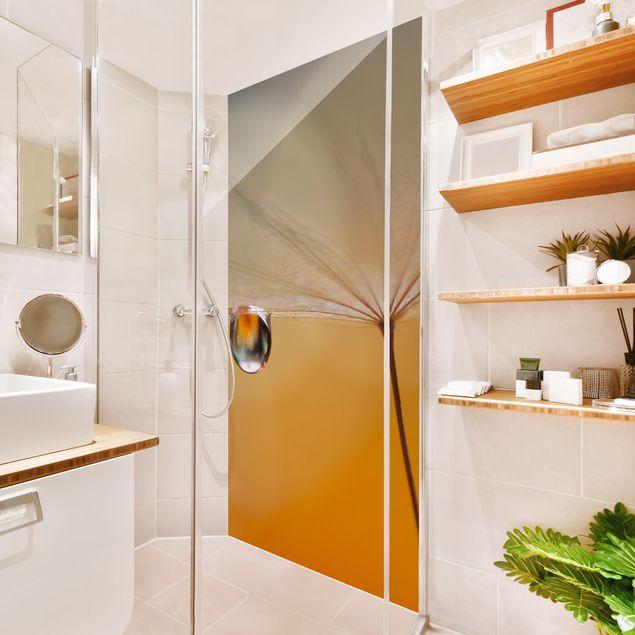Panel pod prysznic Dandelion In Orange