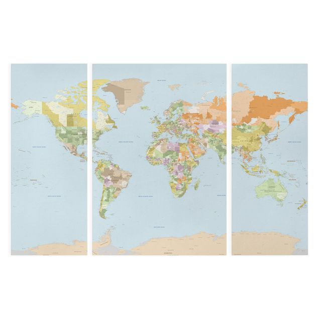 Obrazy mapy Polityczna mapa świata