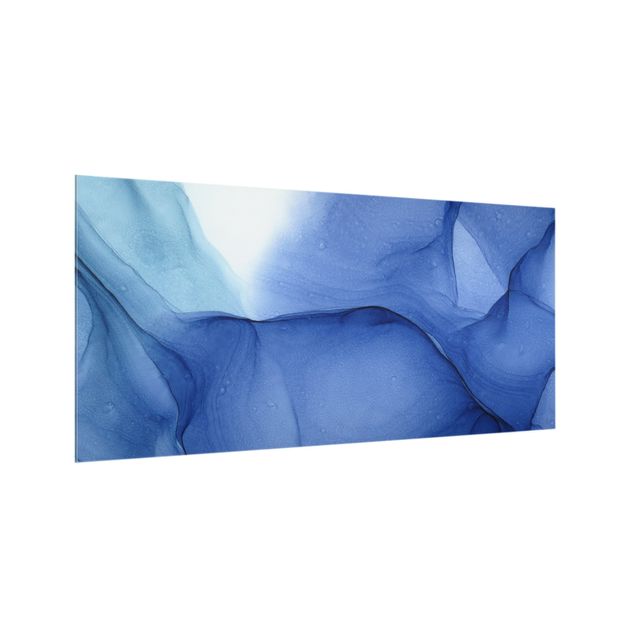 Panel kuchenny - Mottled Ink Blue - Format poziomy 2:1