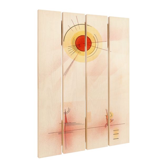 Obrazy z drewna Wassily Kandinsky - Promienie