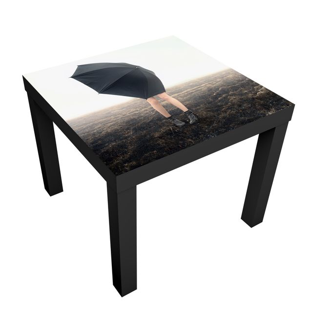 Okleina meblowa IKEA - Lack stolik kawowy - Ukrywanie się przed burzą