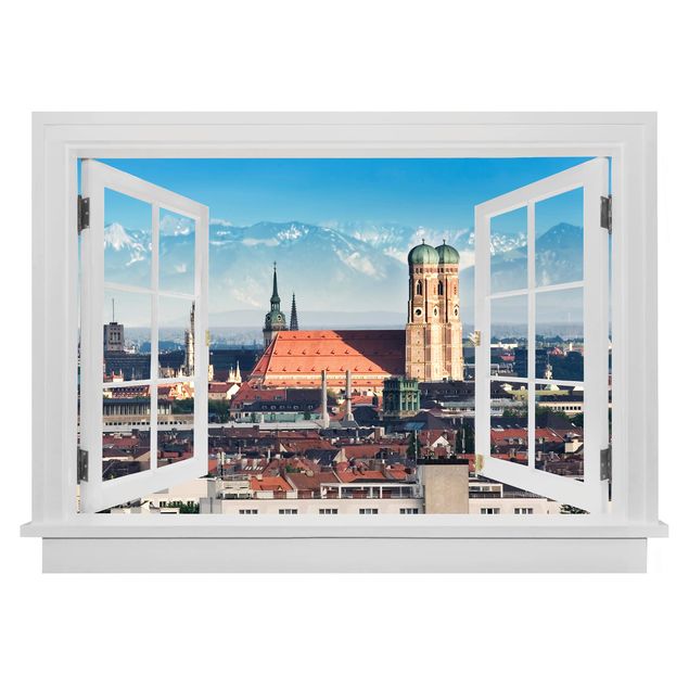 Dekoracja do kuchni Otwarte okno Monachium