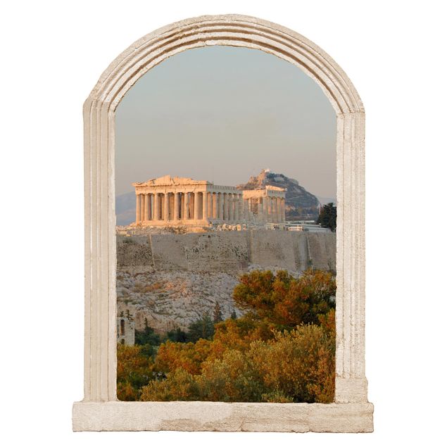 Naklejka na ścianę 3d Kamienny łuk Akropolu