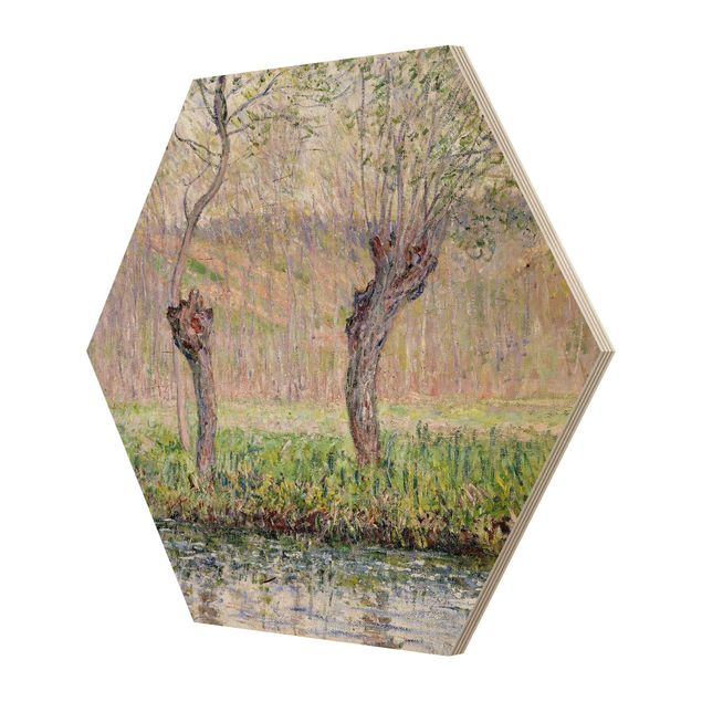 Reprodukcje obrazów Claude Monet - Drzewa wierzbowe na wiosnę