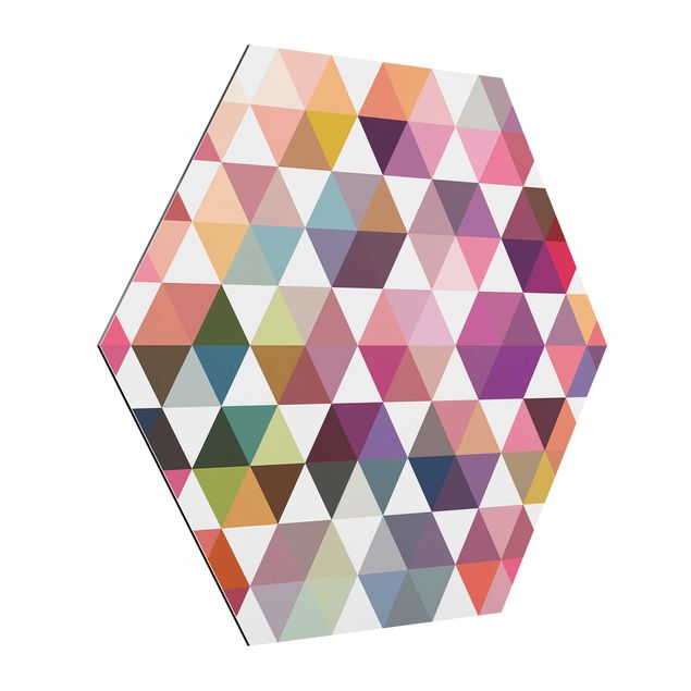 Obraz heksagonalny z Alu-Dibond - Szerokość sześciokąta