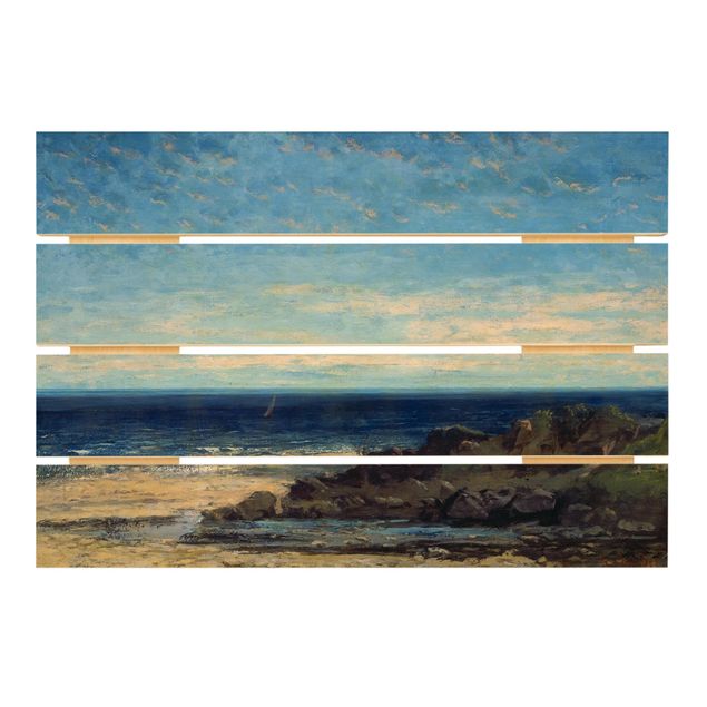 Reprodukcje dzieł sztuki Gustave Courbet - Błękitne morze